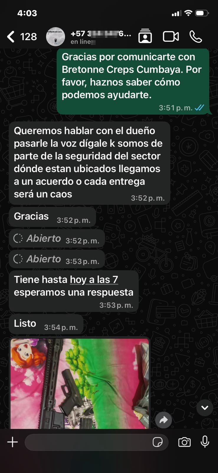 We are being extorted and threatened from this number [PHONE] - image 2