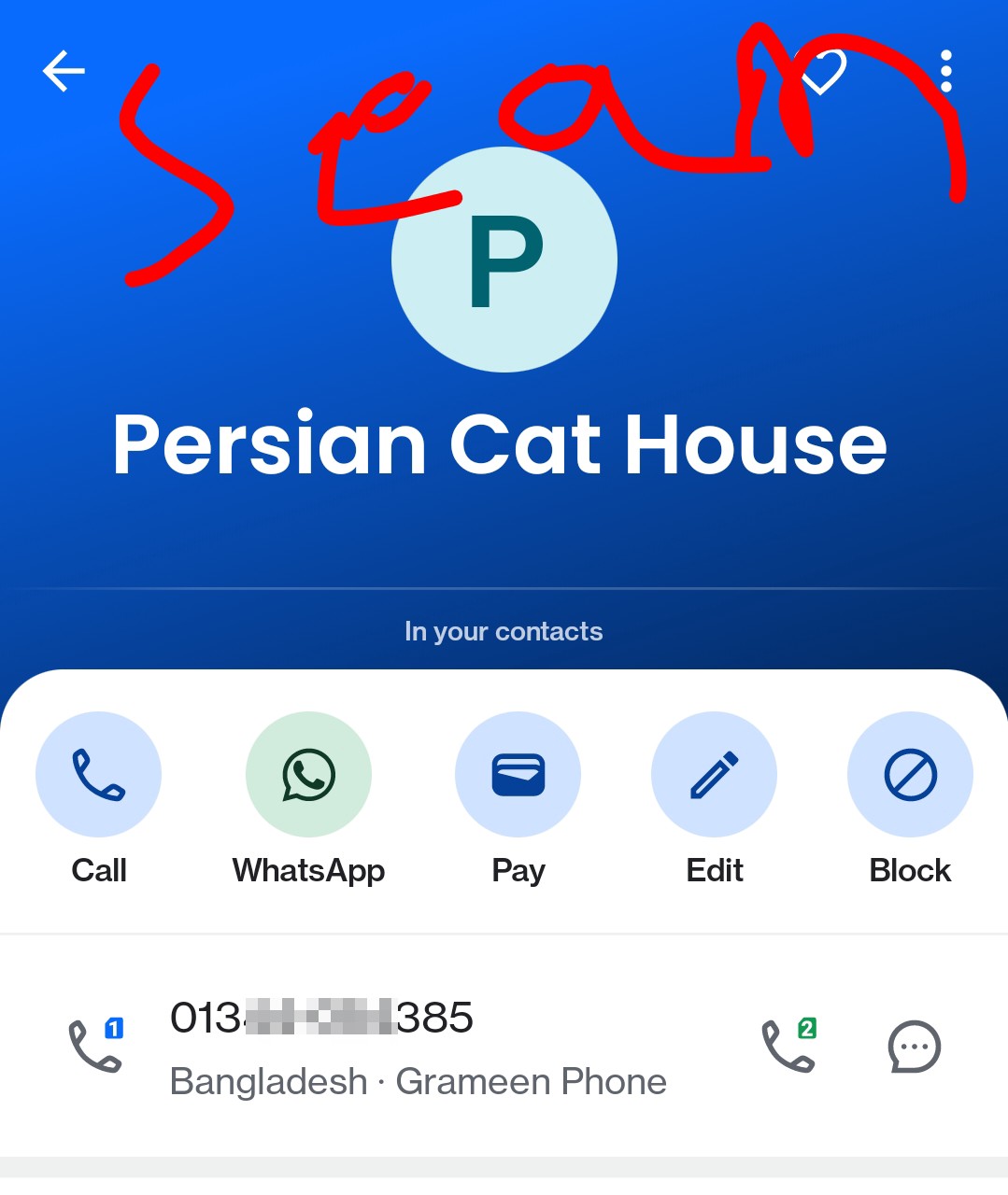 They took money from me promising to give a cat but never delivered.
