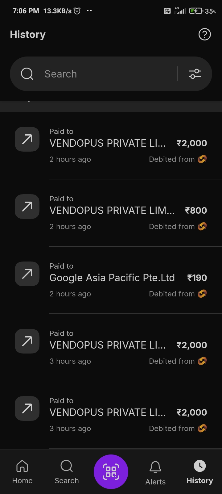 Amount Auto debited from my account while on charging - image 2