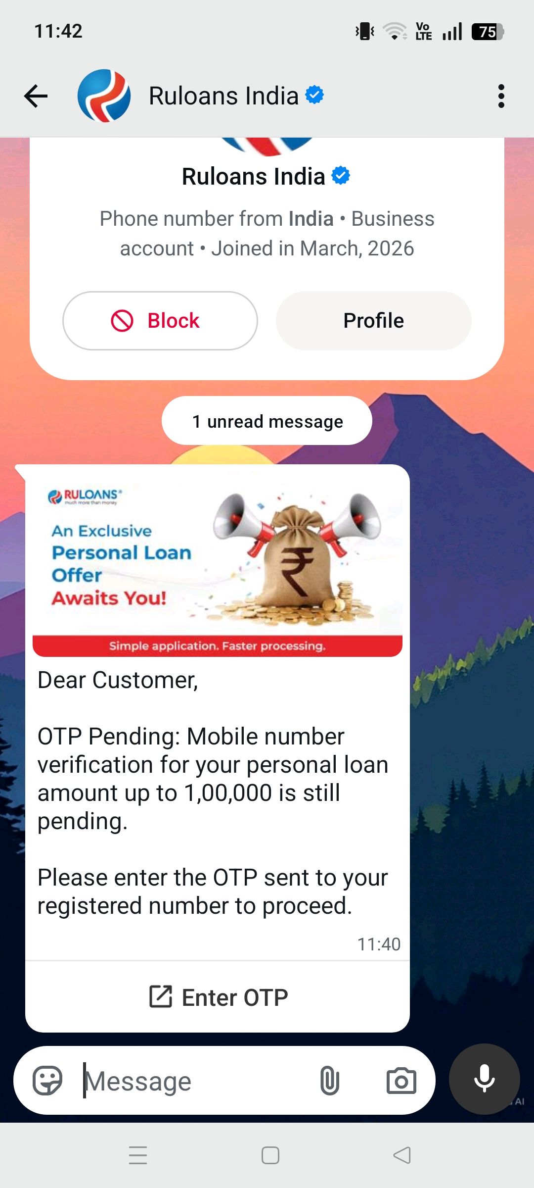 Loan Scam