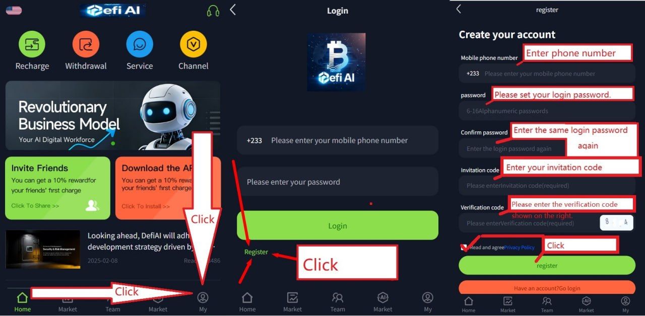DefiAi is scam, please don't joined
