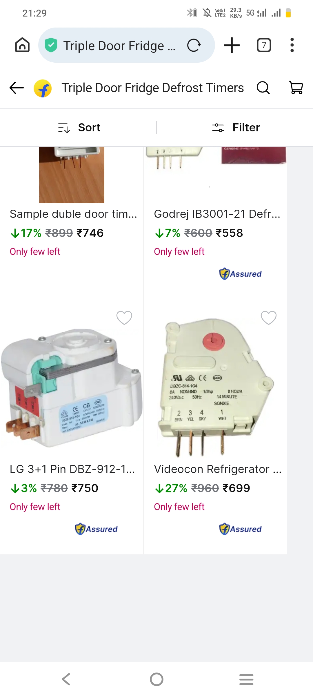 Be alert on fridge and Washing machine repairing, Check part photos with cost online then pay them. - image 4
