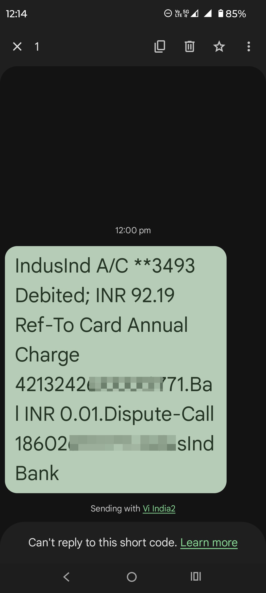 indusland bank reference scam.