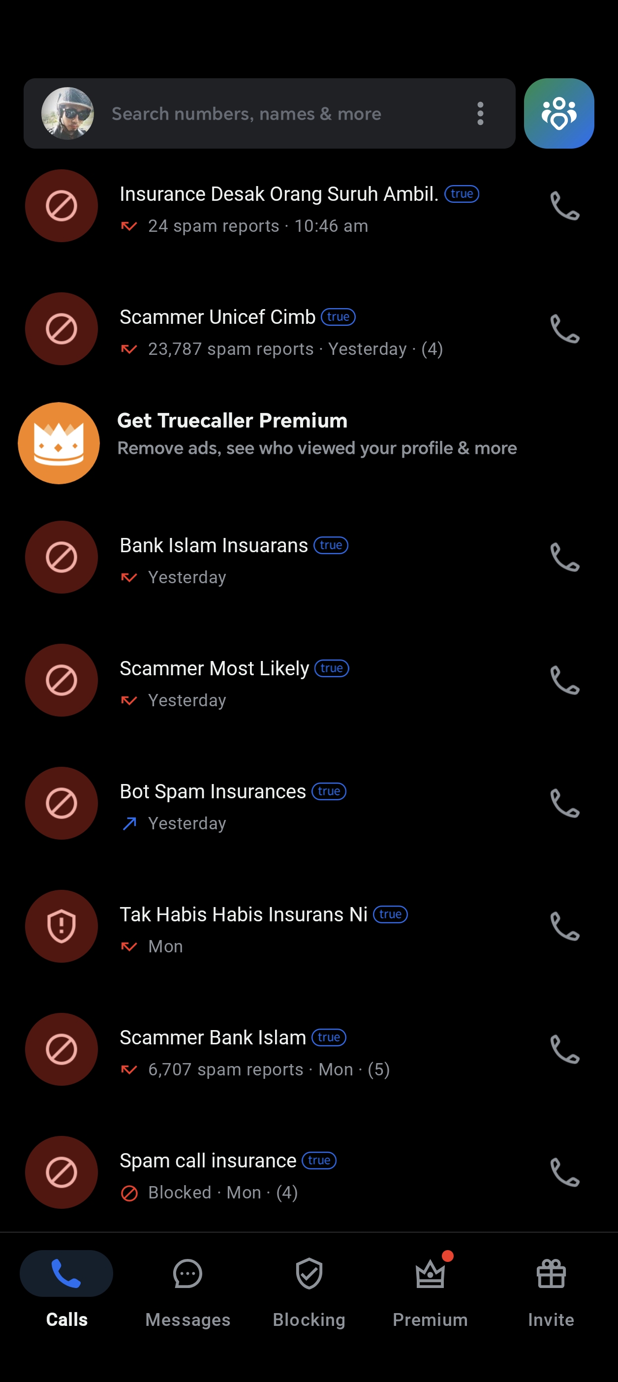 Bank Insurances Call.