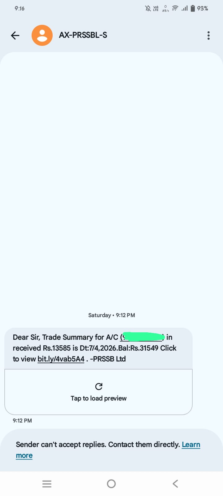 received  amount scam