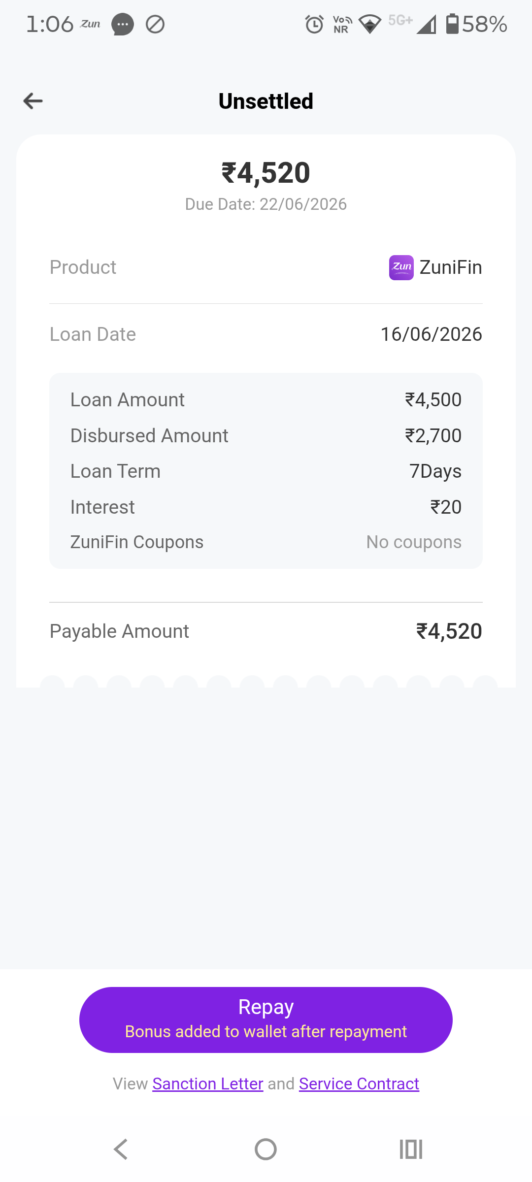 Zunifin loan app Froud or not  - image 2