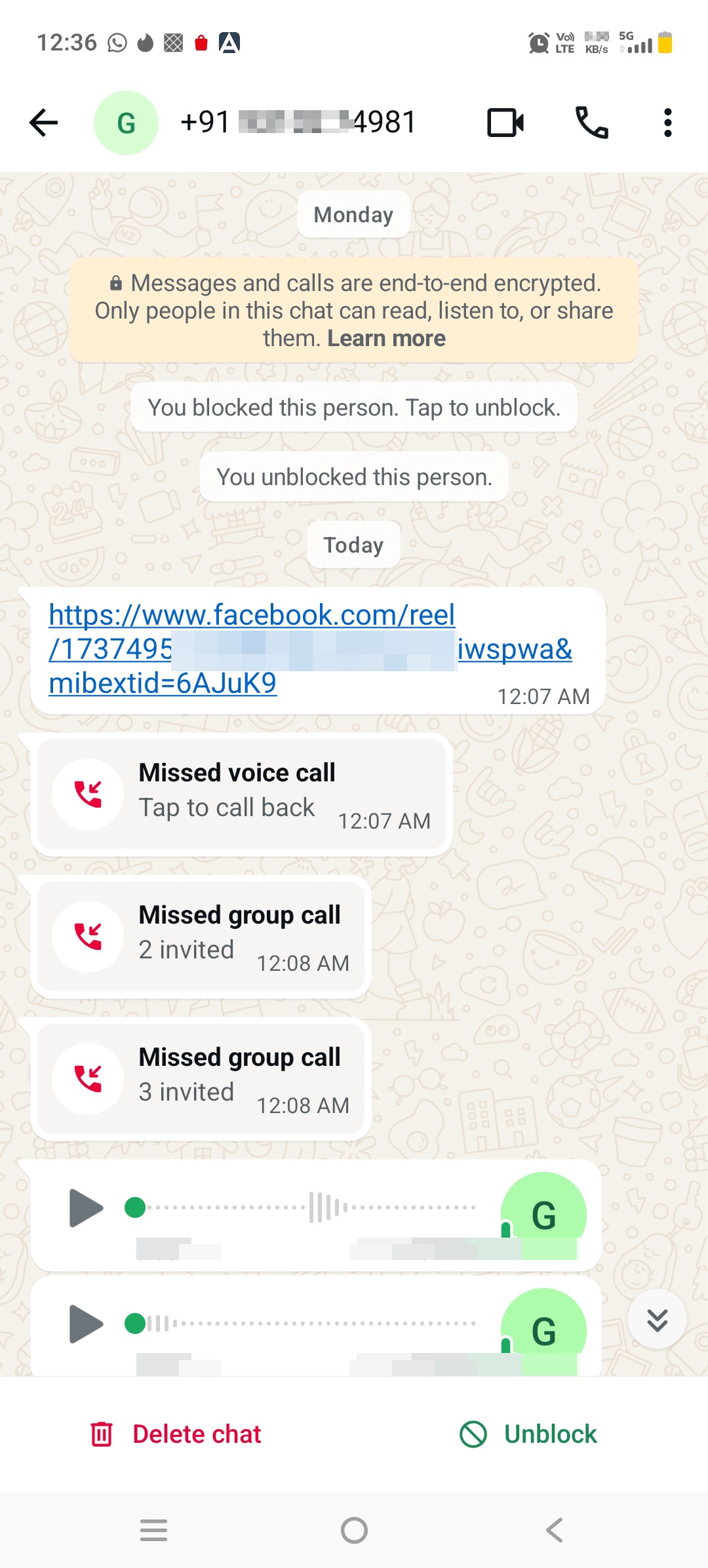 what's app video call 