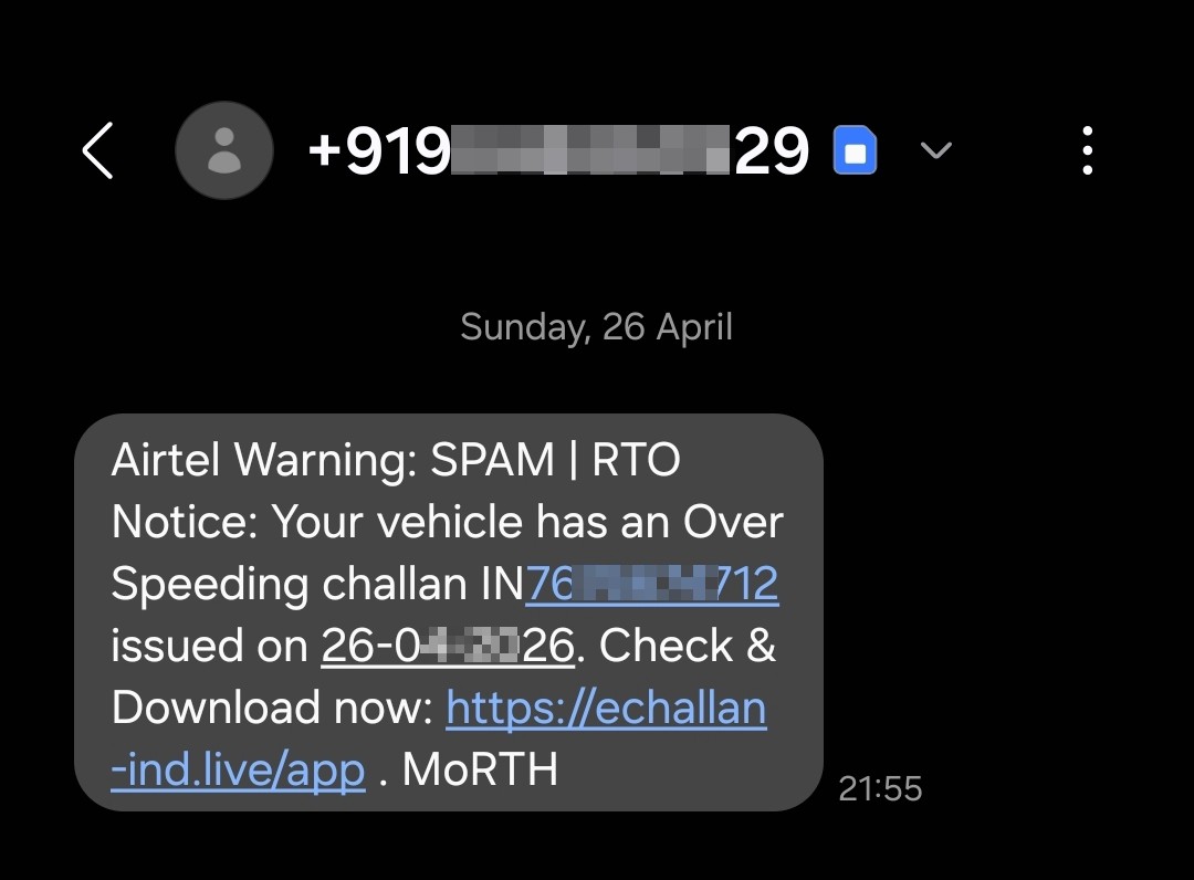 RTO Scam | MoRTH | Fishing App - image 2