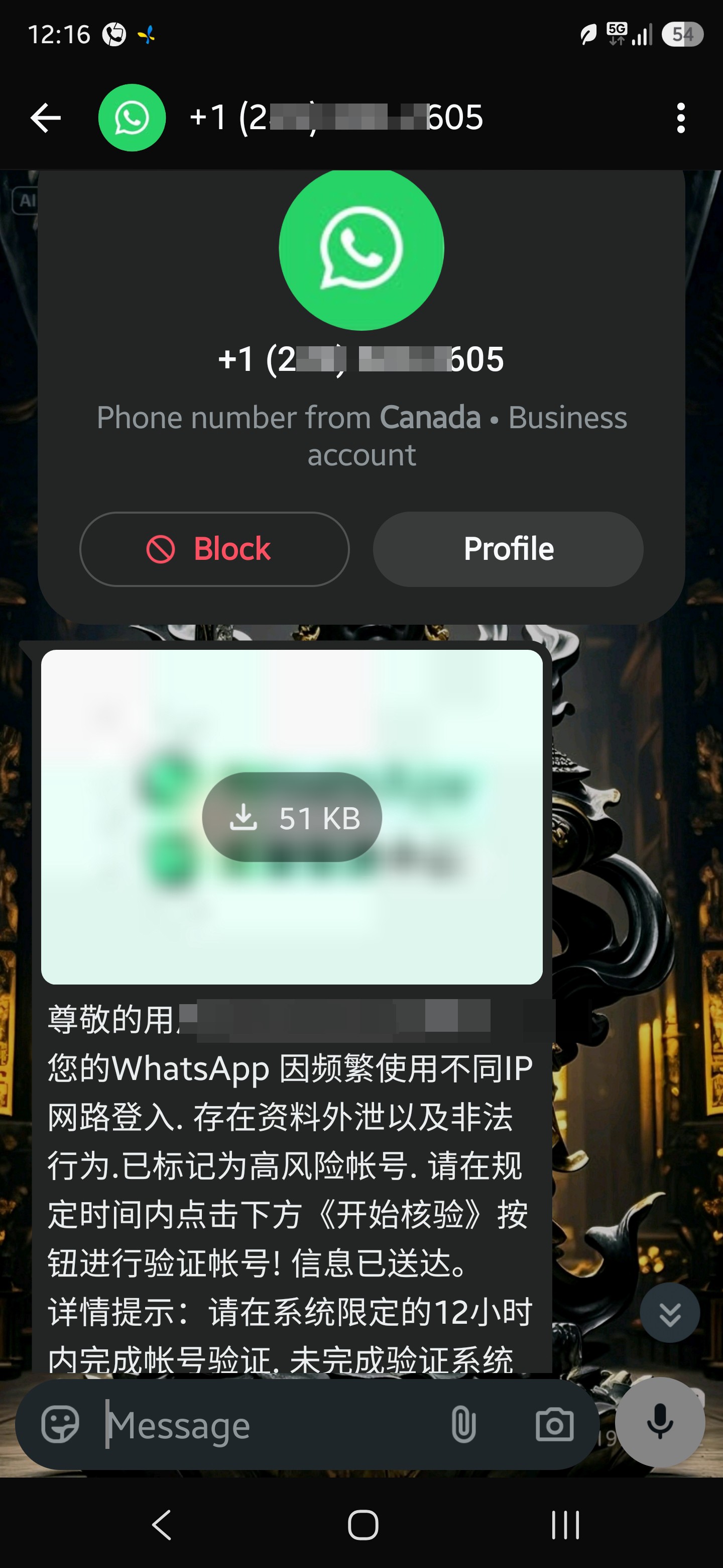 WhatsApp Scammed  ⚠️ 