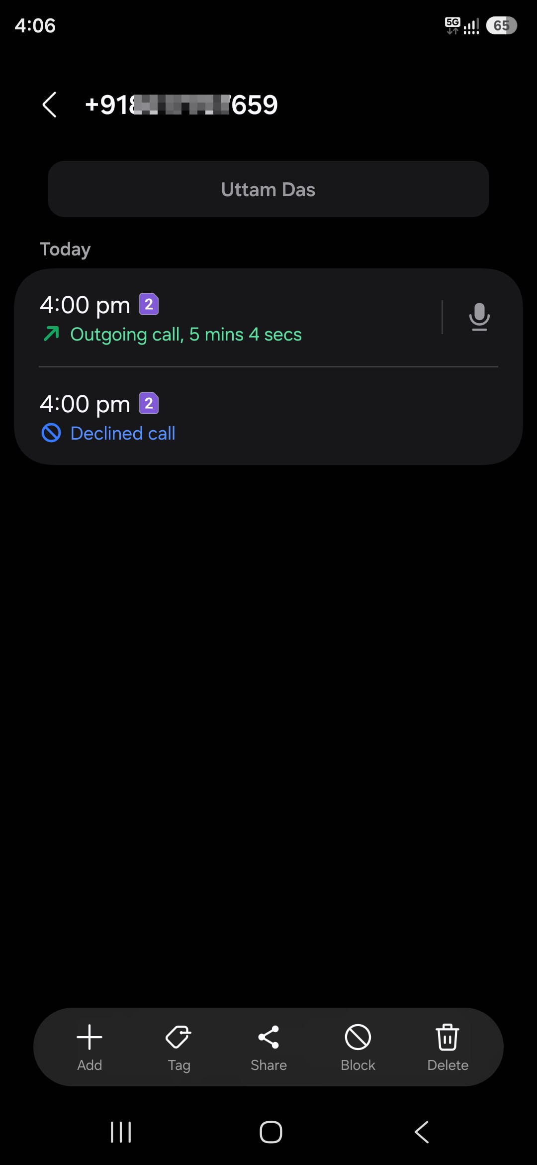 recieved scam call