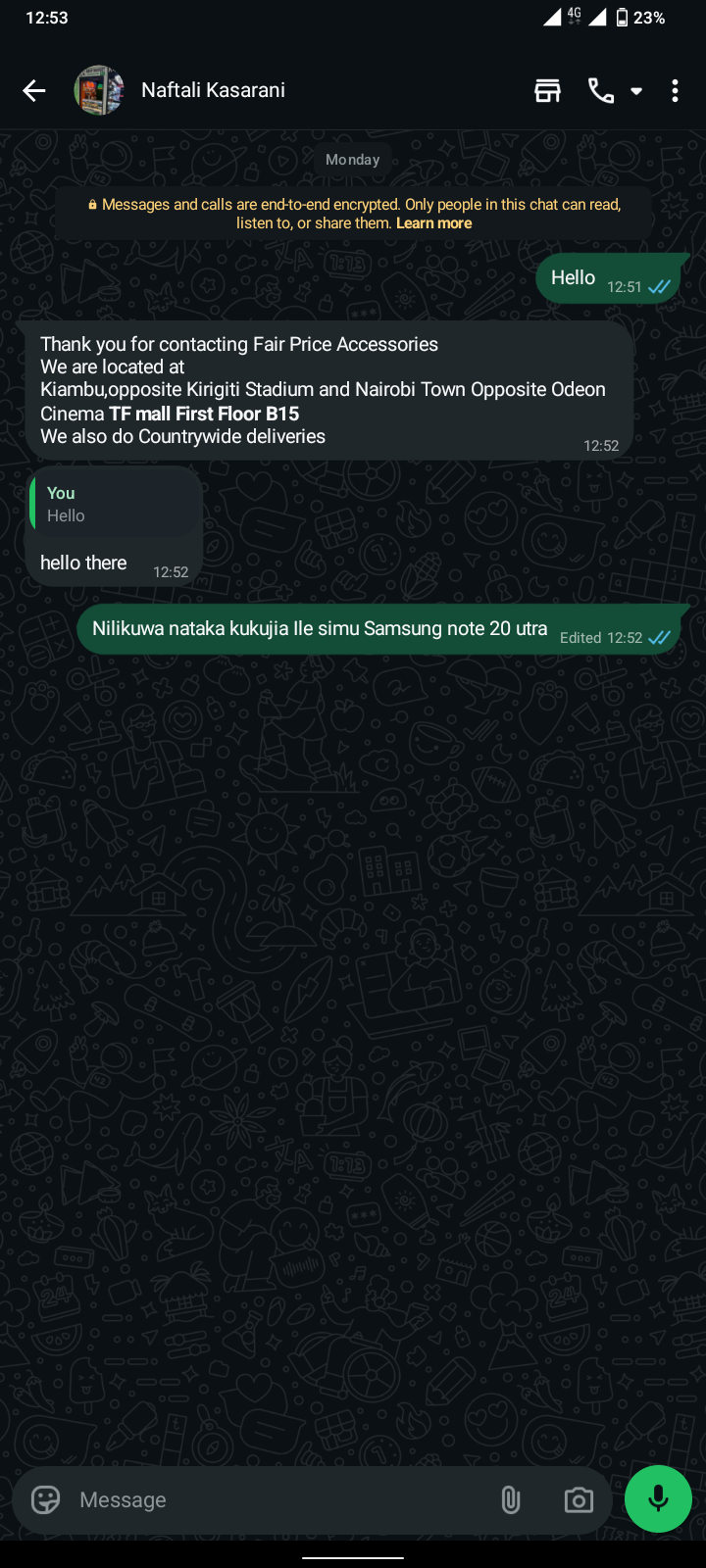 avoid buying phones from scammers claiming to do delivery 