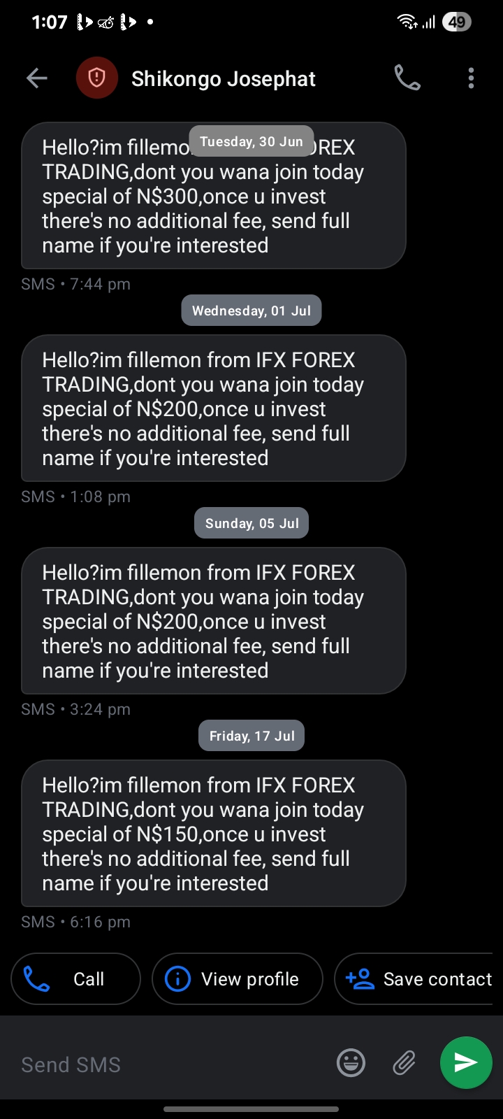 possible scam