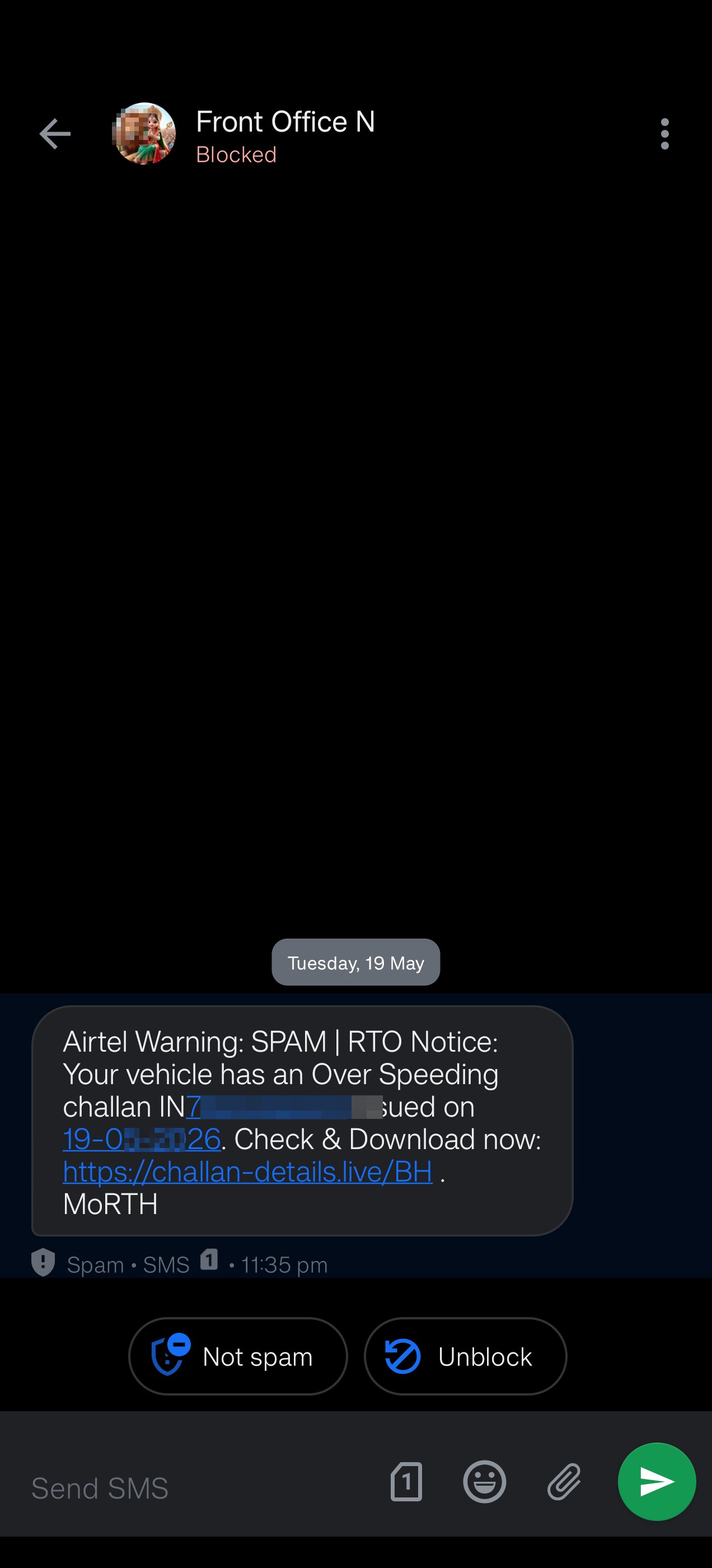 FAKE RTO SCAM