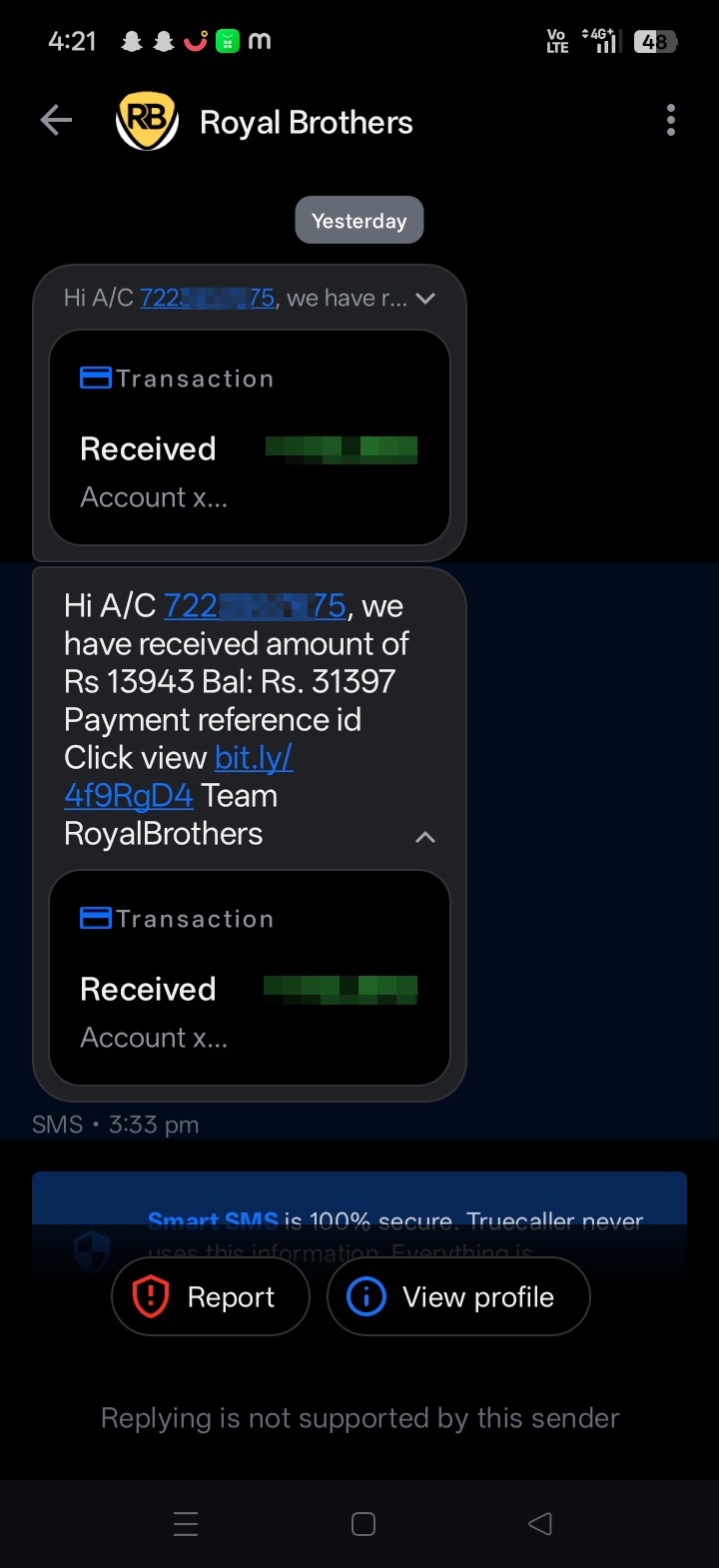 Don't send me such a message.