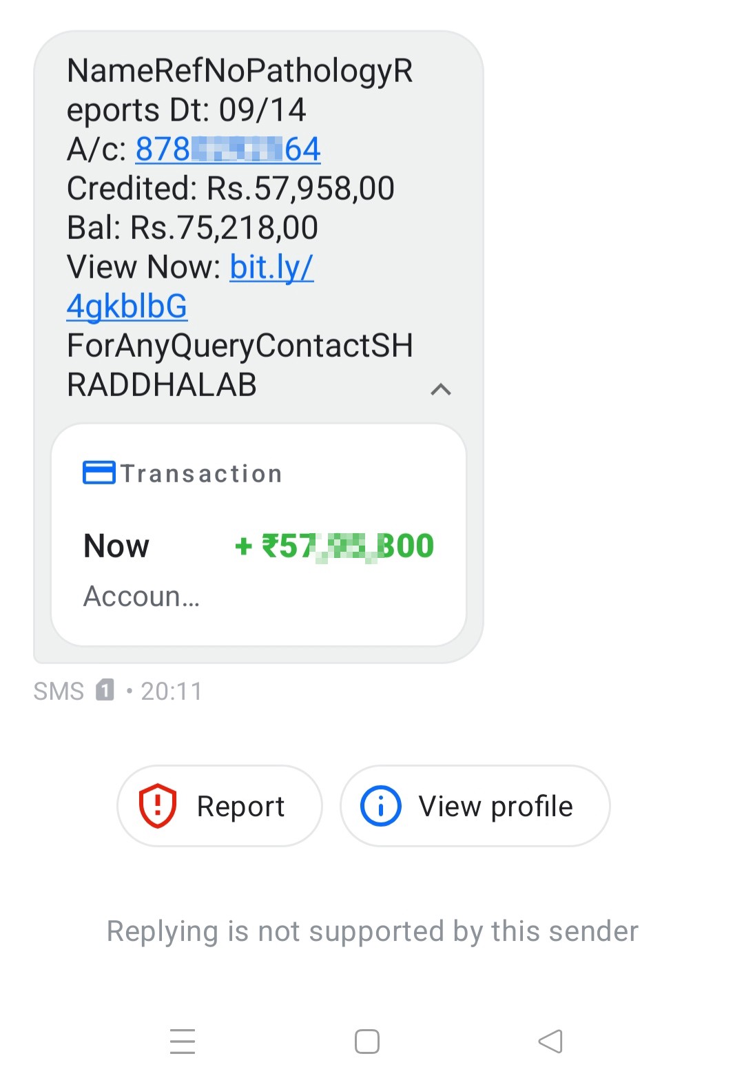 big amount scam 