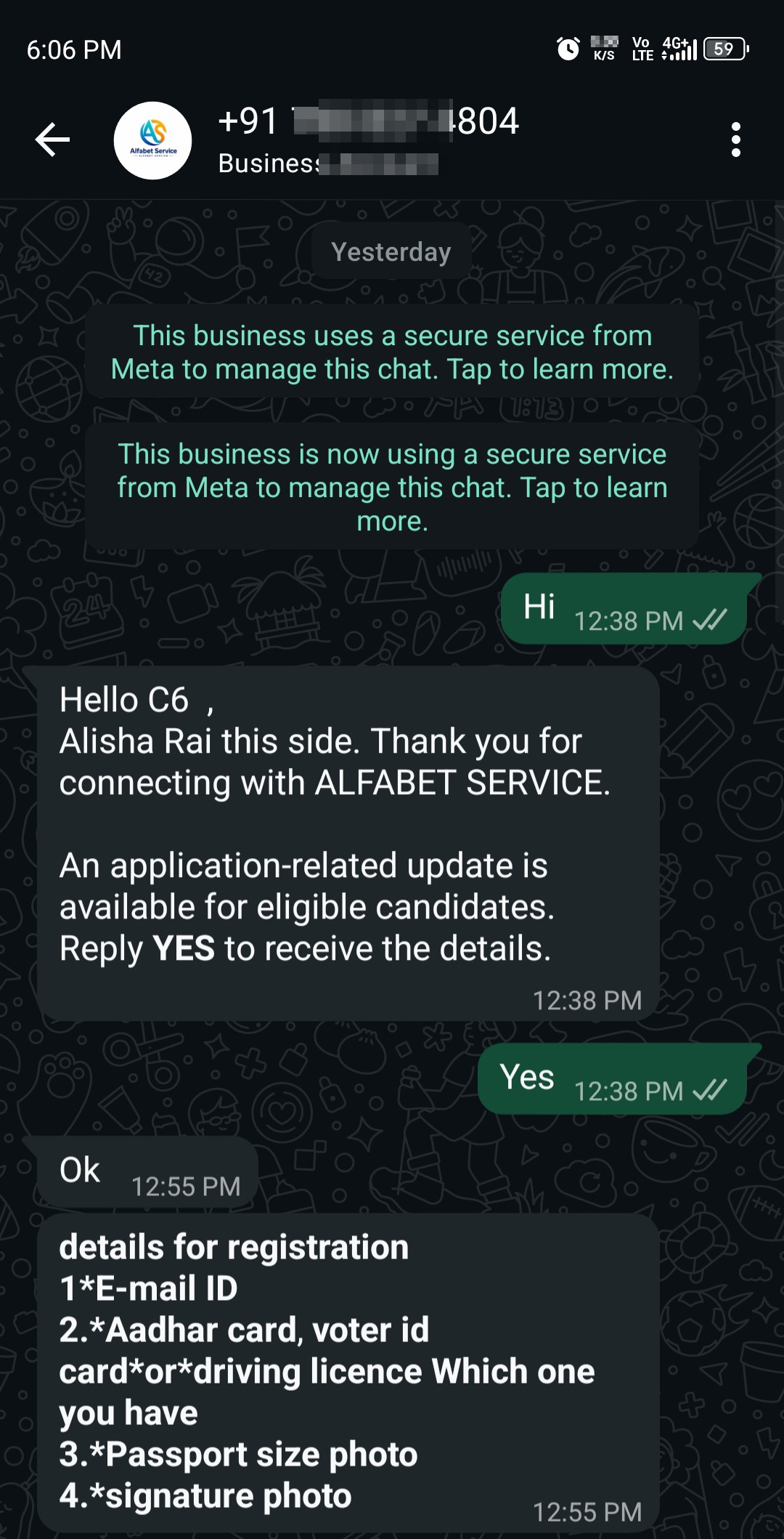 Be aware of this scam