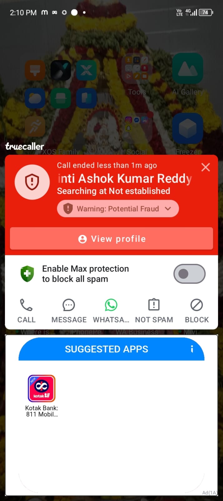 spam report - image 2