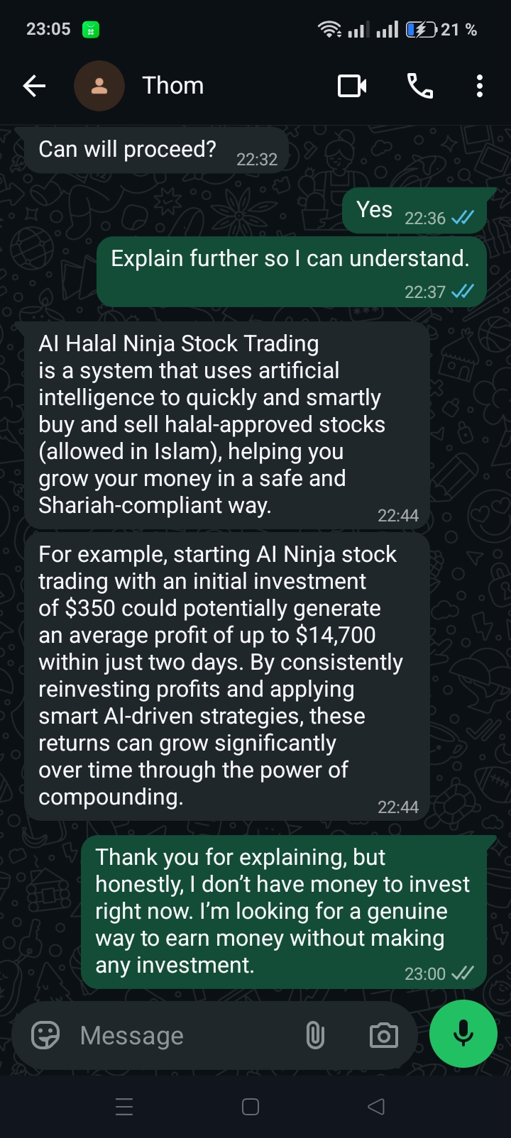 Fraud and scam