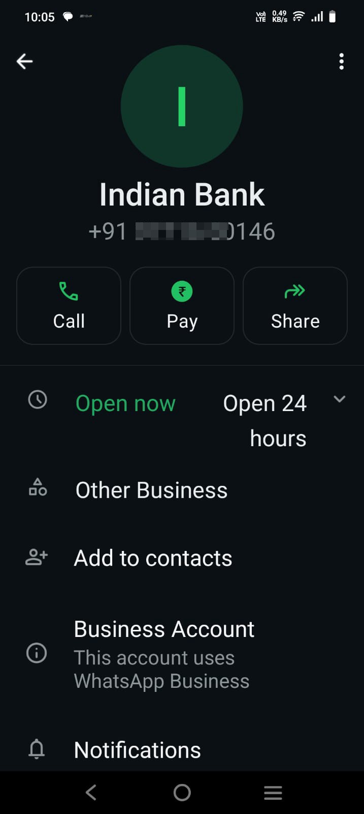 Got A watsapp message from scammer 