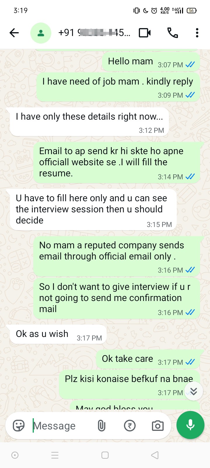 job scam  - image 2