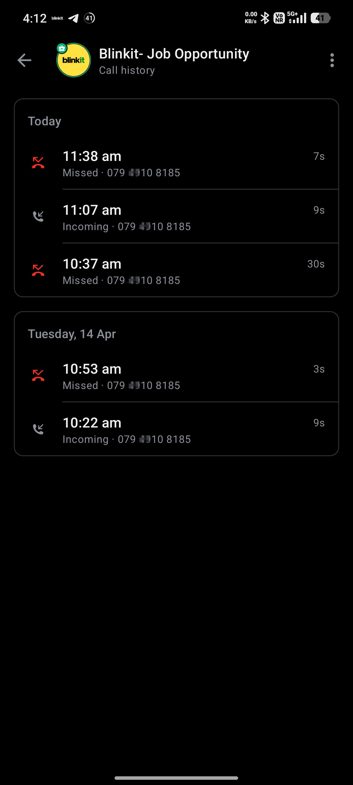 silent voice call recording scam - image 2