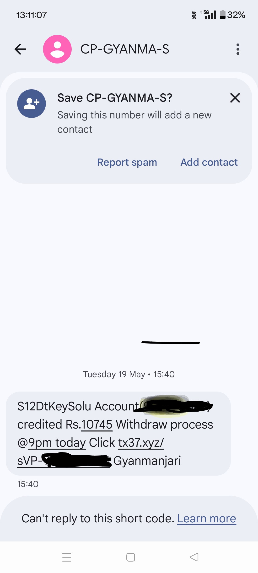 money scam 