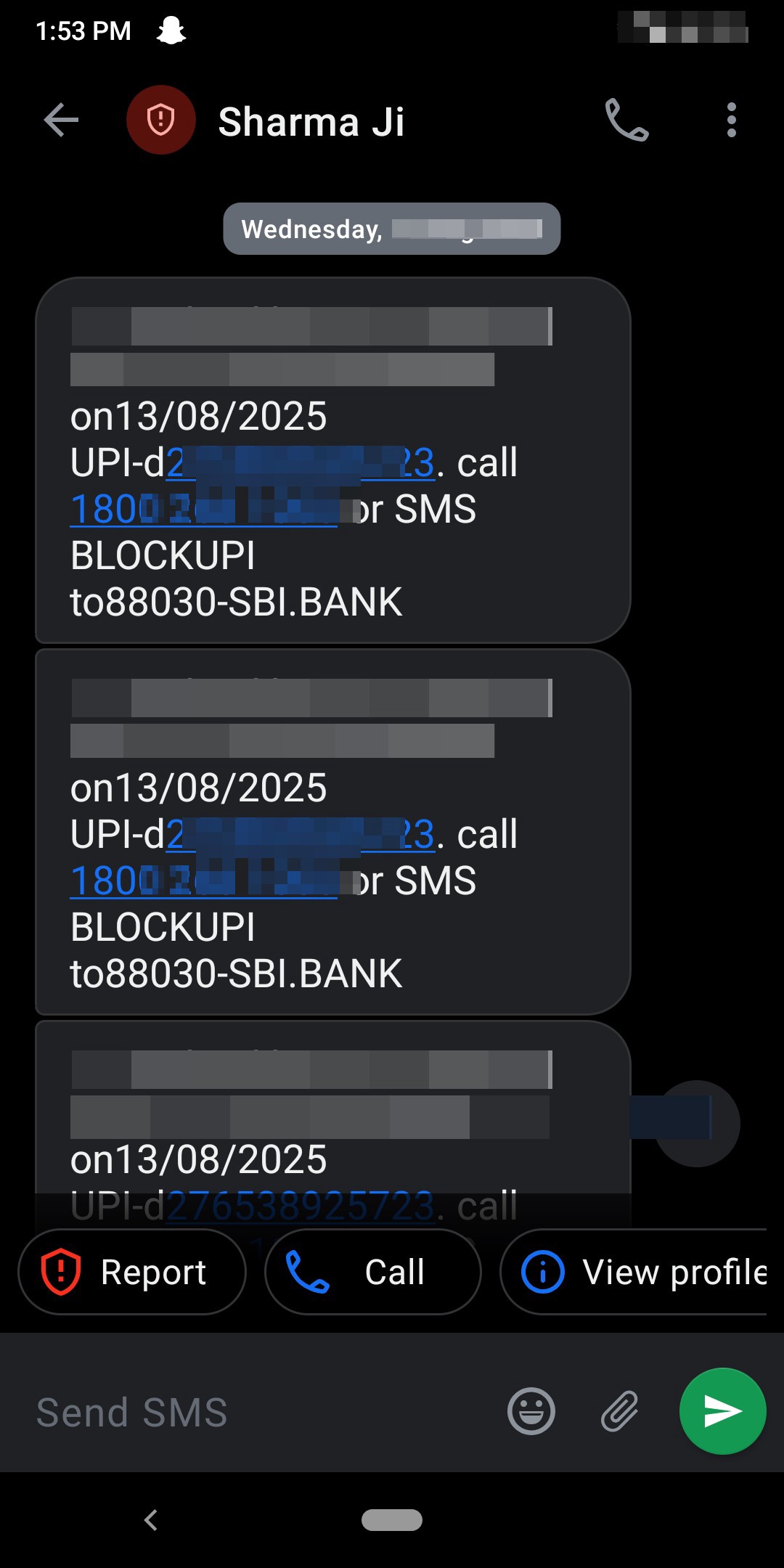 fraud call 