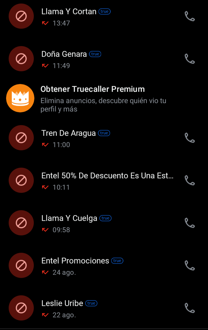 Spam calls about number portability and fake Entel discounts - image 3