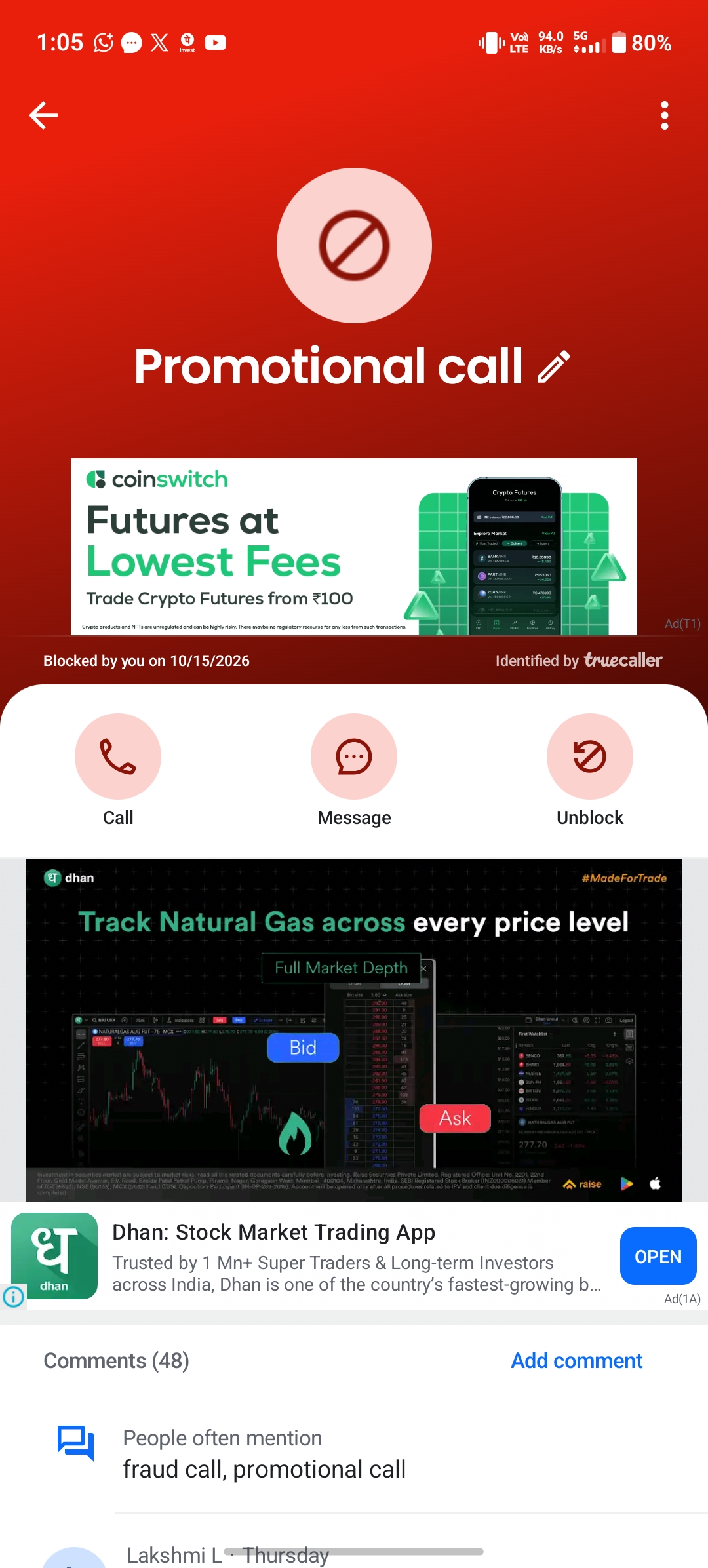 This call should not be answered.