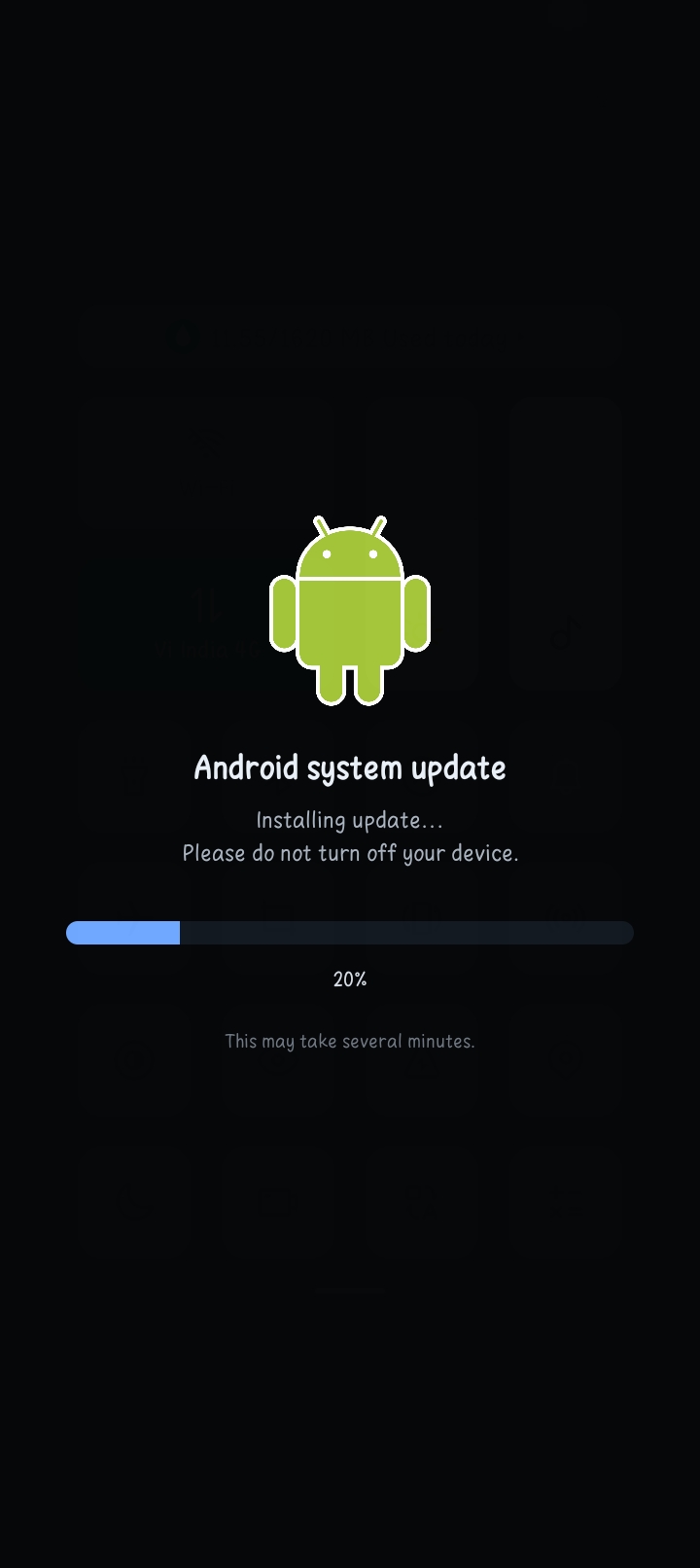 If Berkner appears on the System Update screen on your phone, turn off your fonterect. - image 2