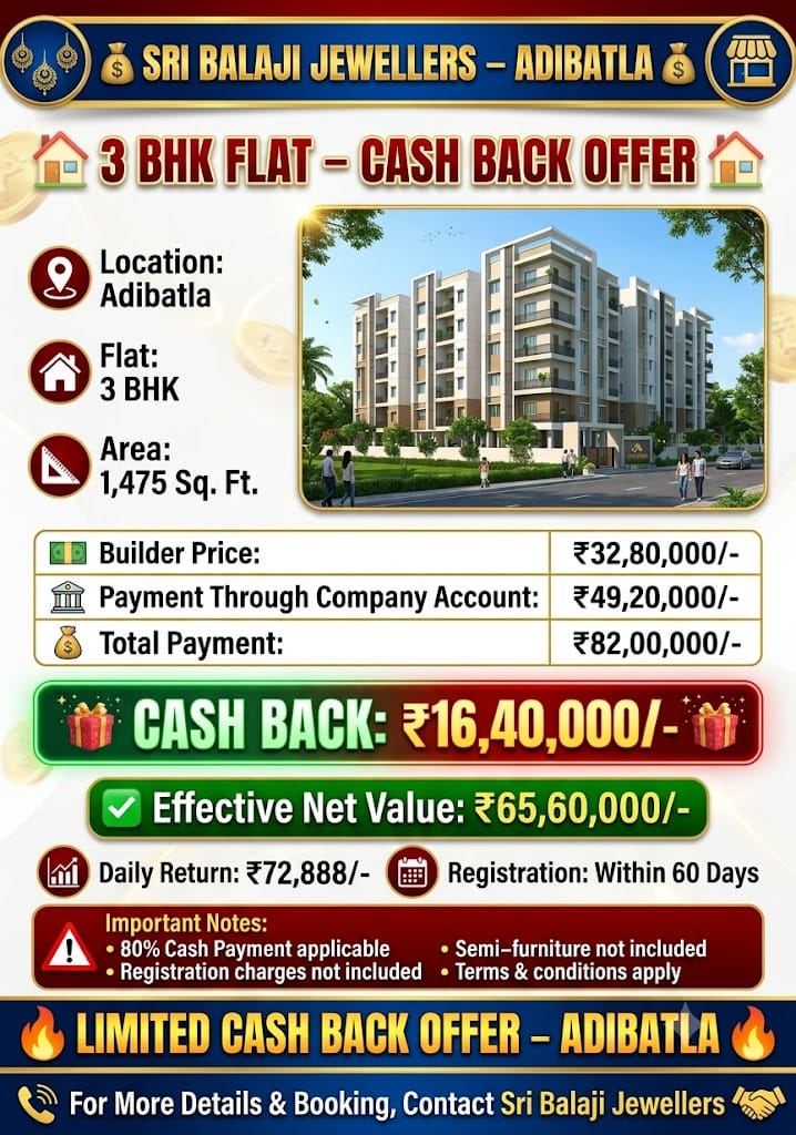 SBJ, Sri Balaji Jewellers, RIKA Gold, SAGAR CONSTRUCTION - image 3