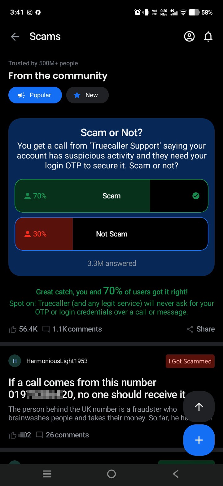 I shared this information due to the problem.
