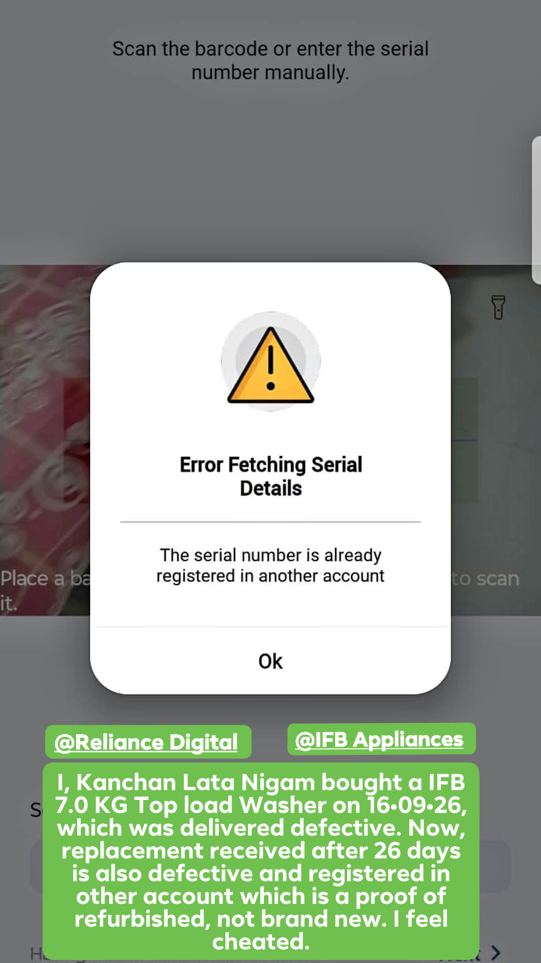 I feel Cheated