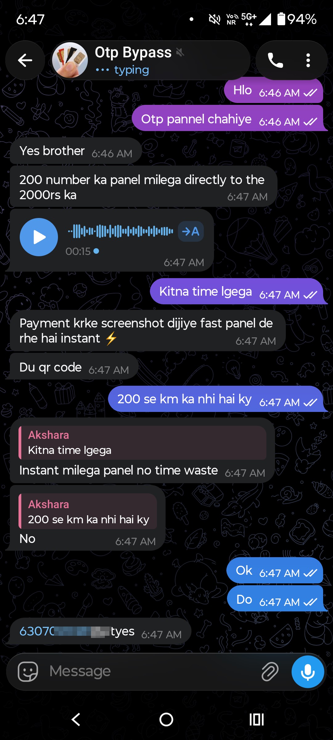 telegram otp pannel fraud - image 5
