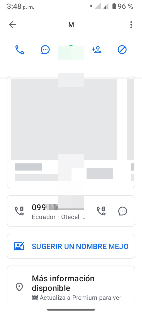 They call asking for me and give the name of another person.