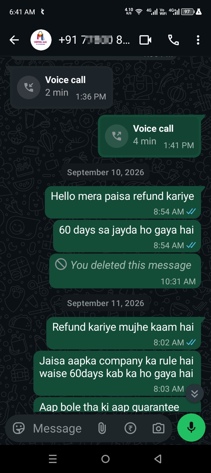 They are a scammer