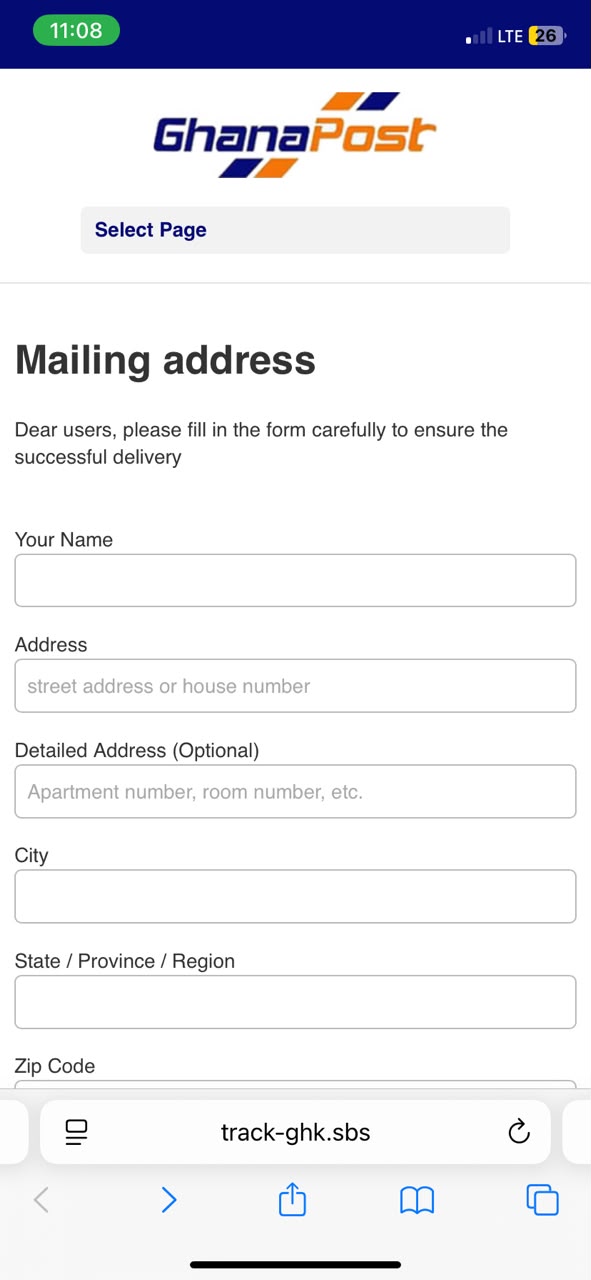 Phishing Scam alert 