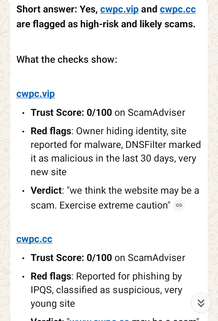 CWPC IS A SCAM