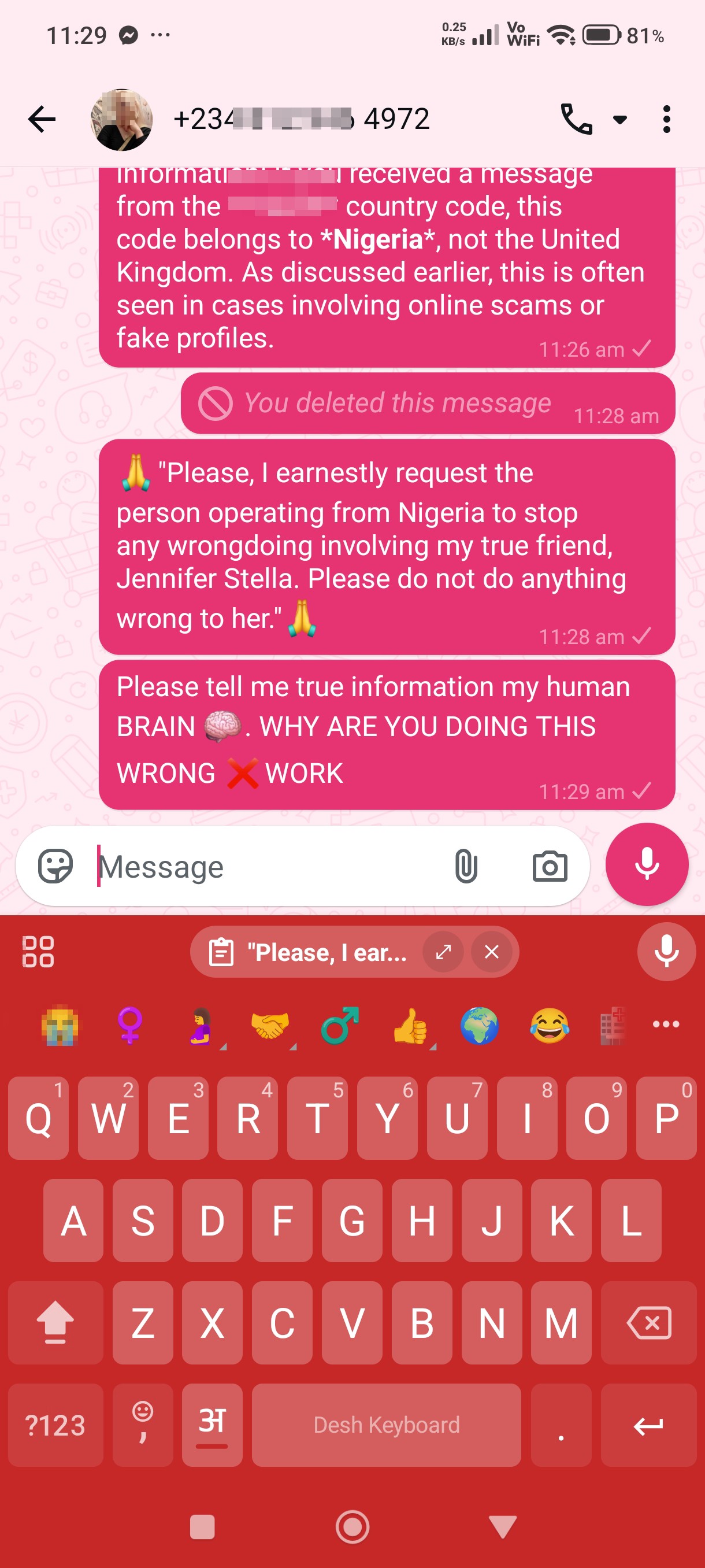 HONEY TRAP ROMANCE SCAM FRAUD FALSE INFORMATION ALERT FOR OUR  HUMAN BRAIN 🧠 🚨🚨🚨🚨🚨 - image 5