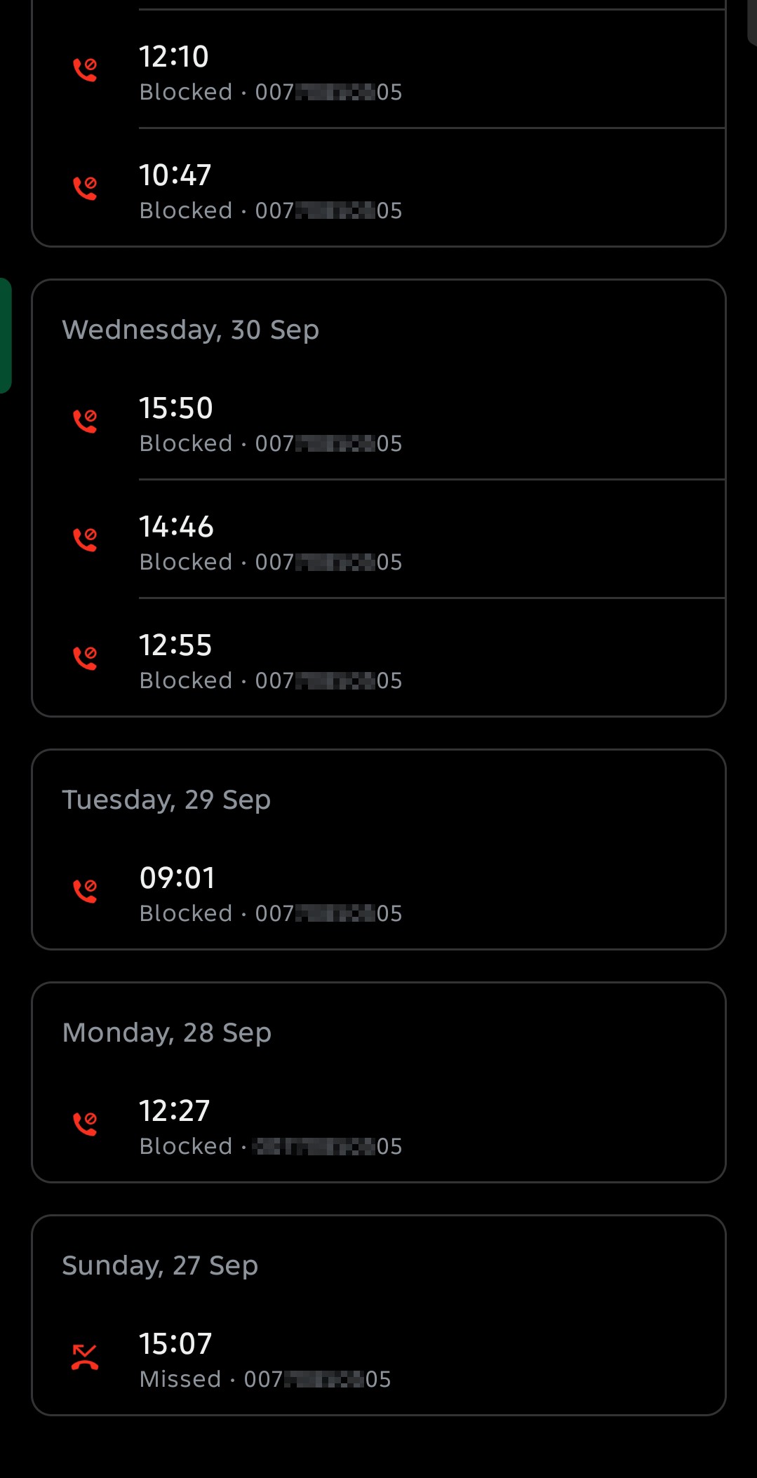 Spam and repeated unwanted calls from an unknown international number - image 2