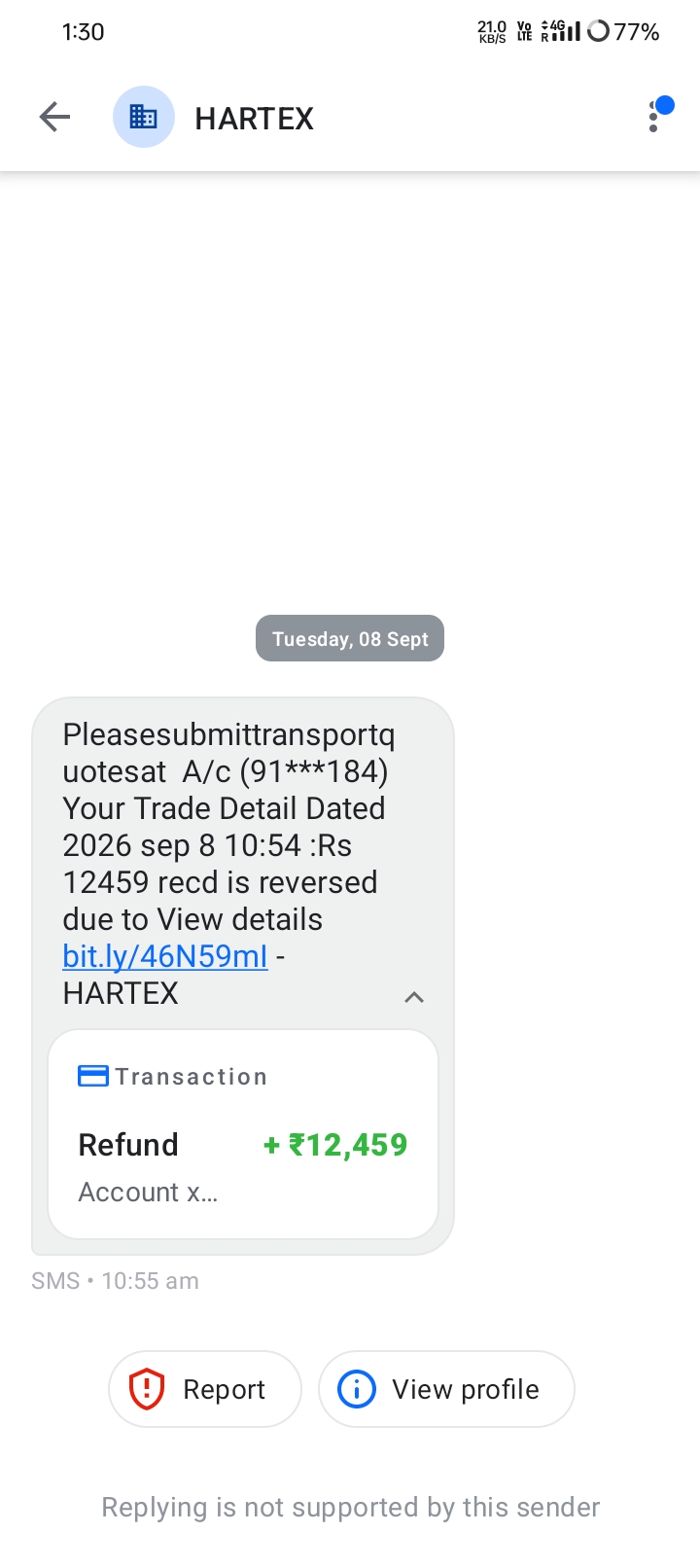 scam and fraud messages - image 2