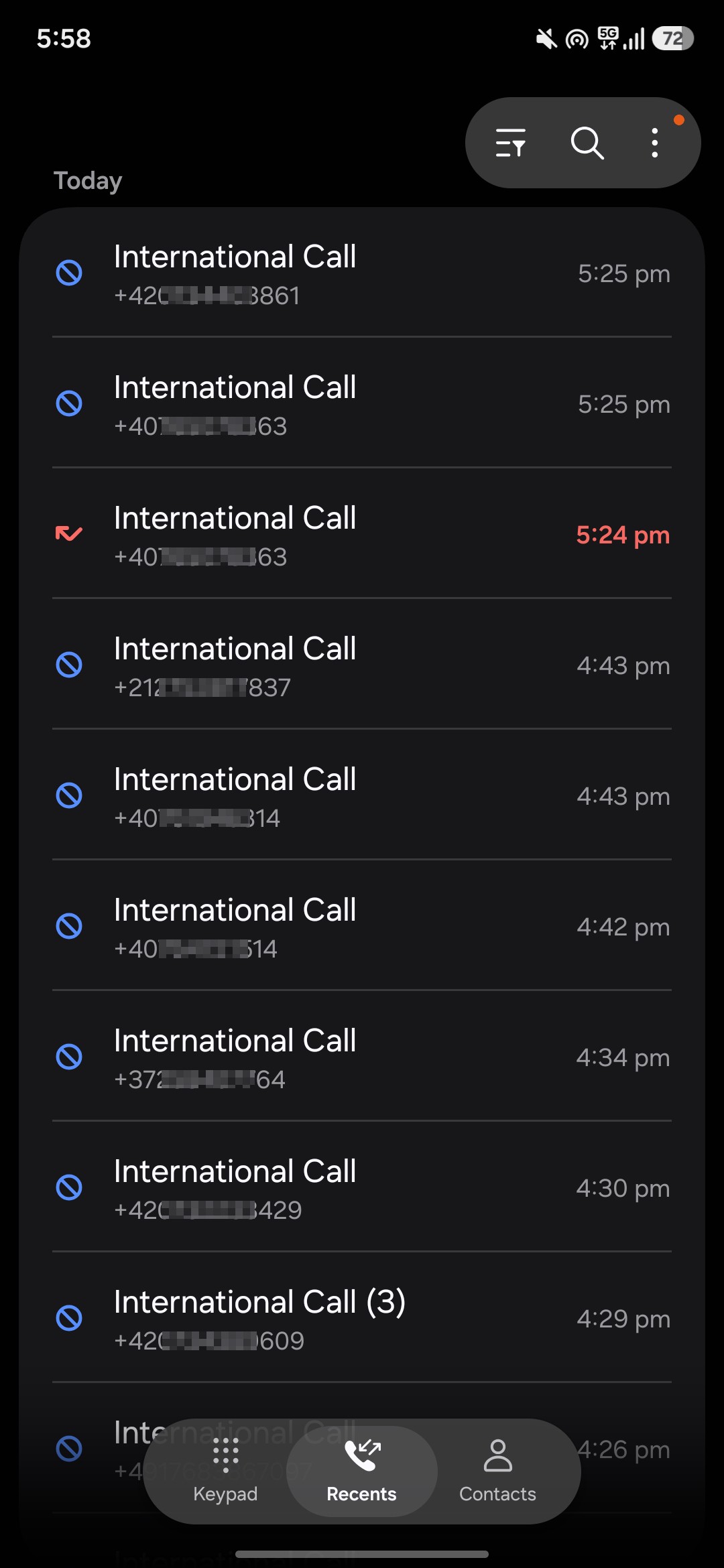 getting too much call