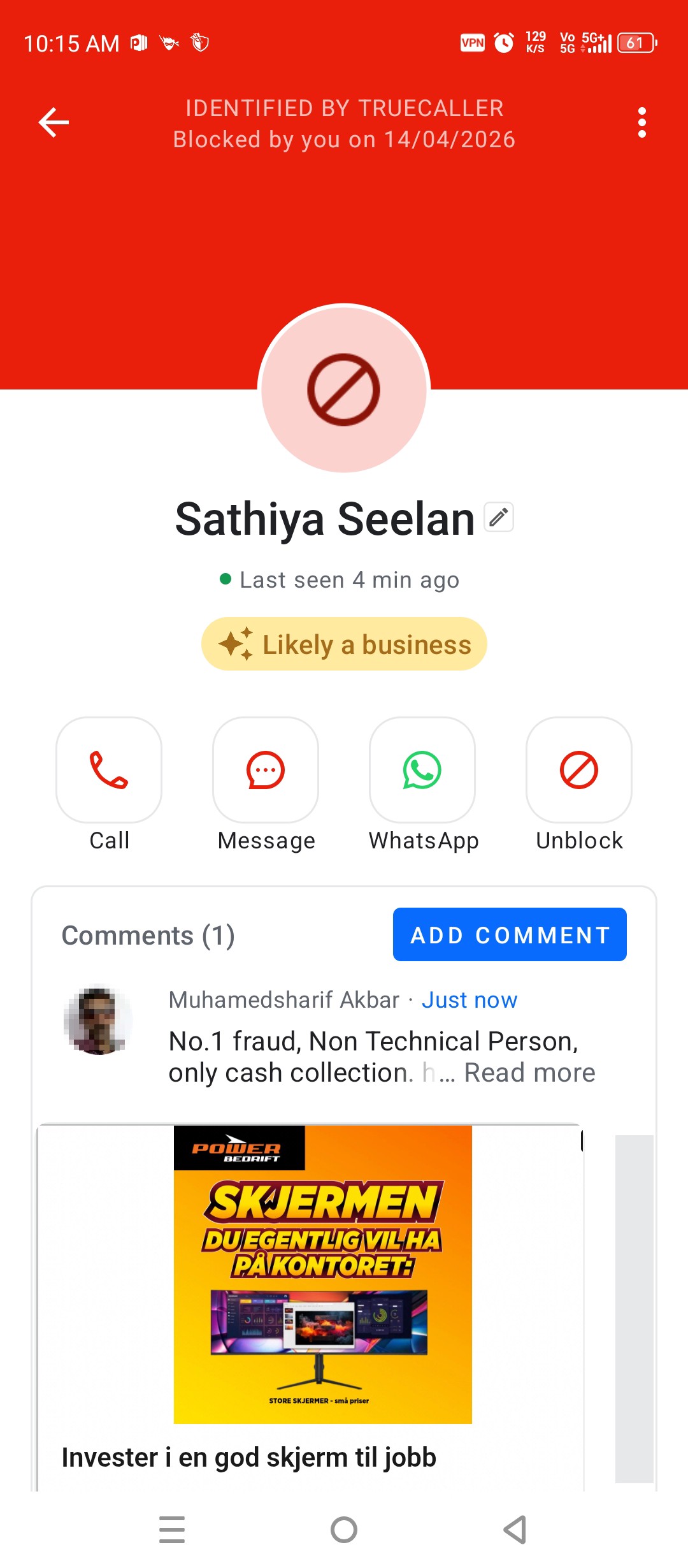 A/C service Scam for Advance 4000₹ compressor failed 