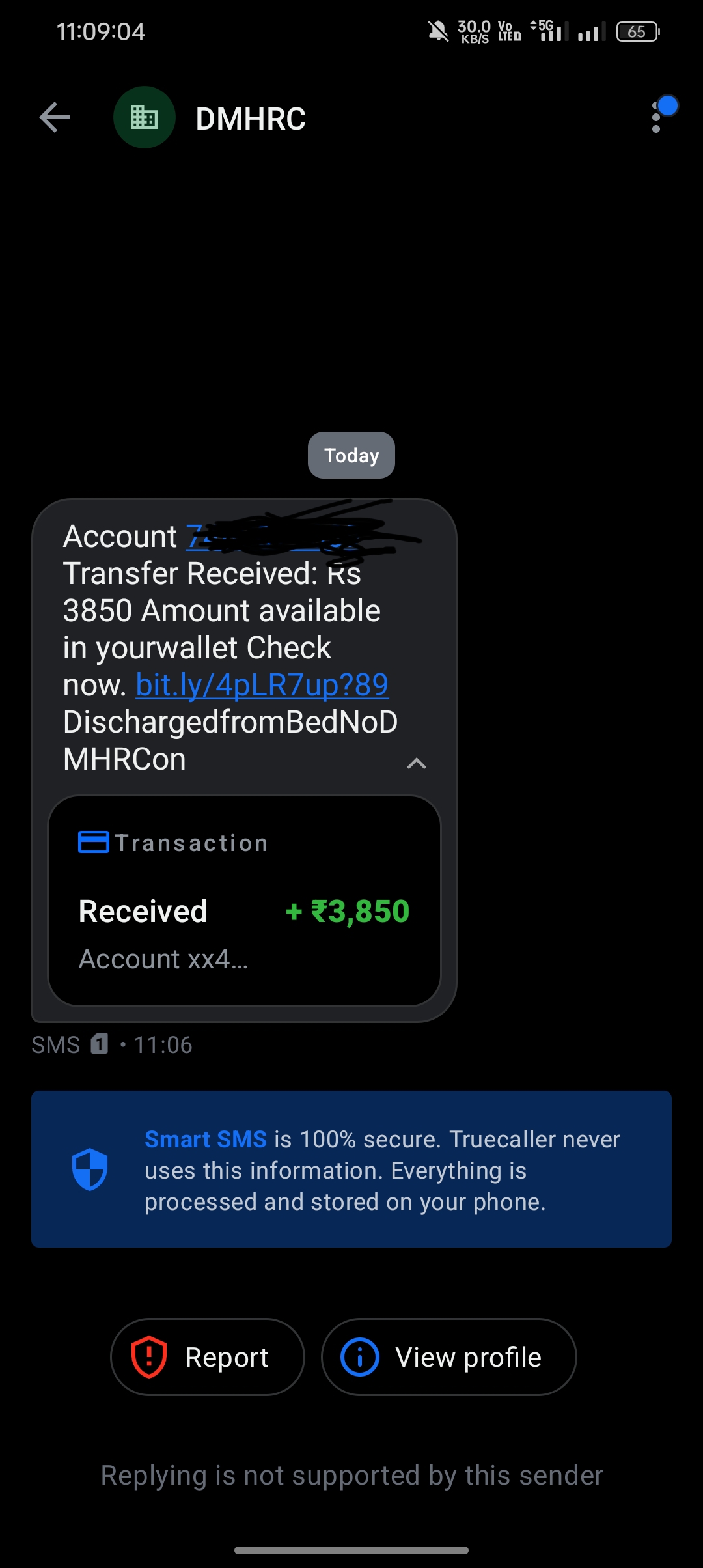 fake money deposit scam