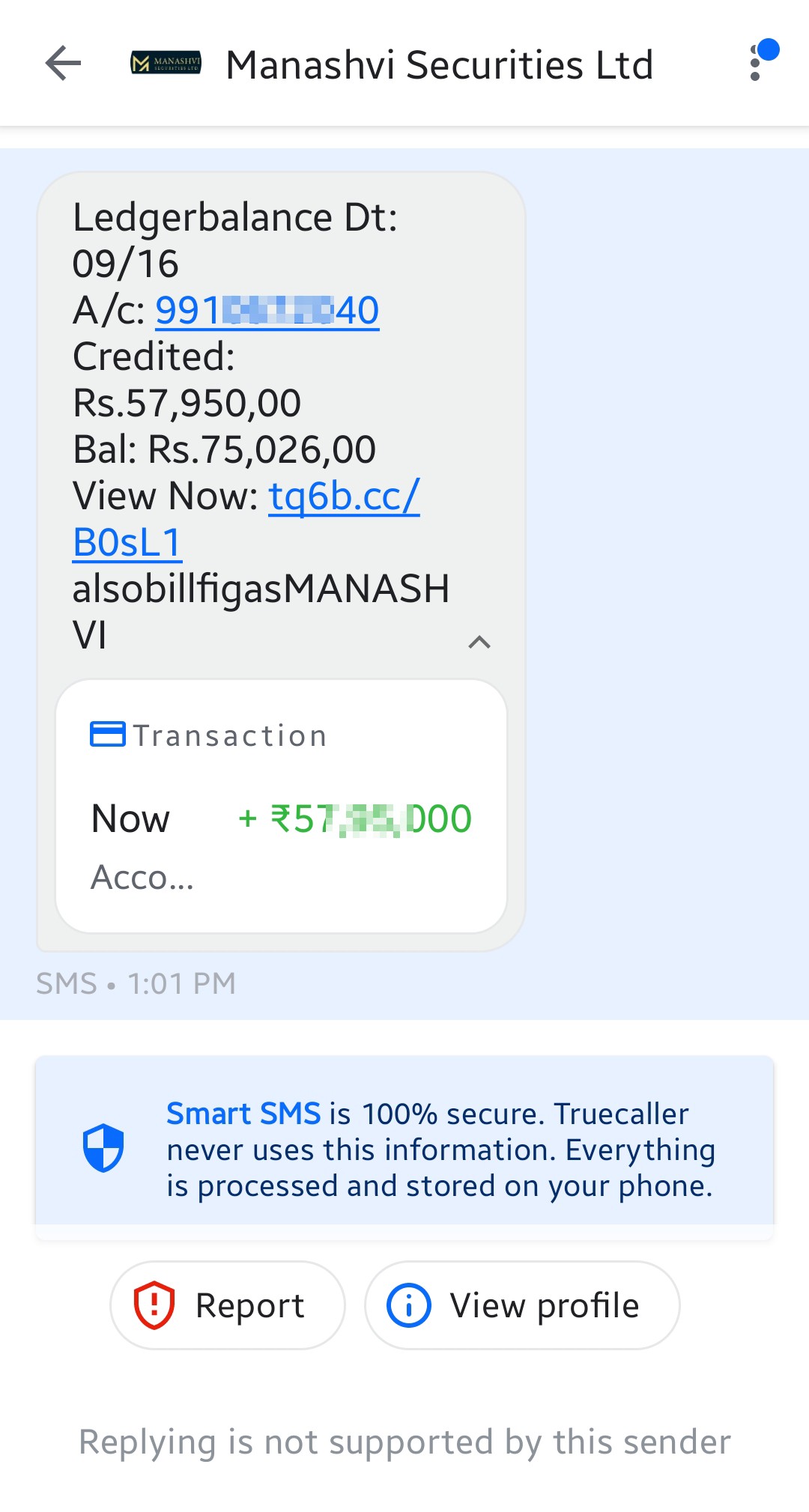 Scam CR Message 