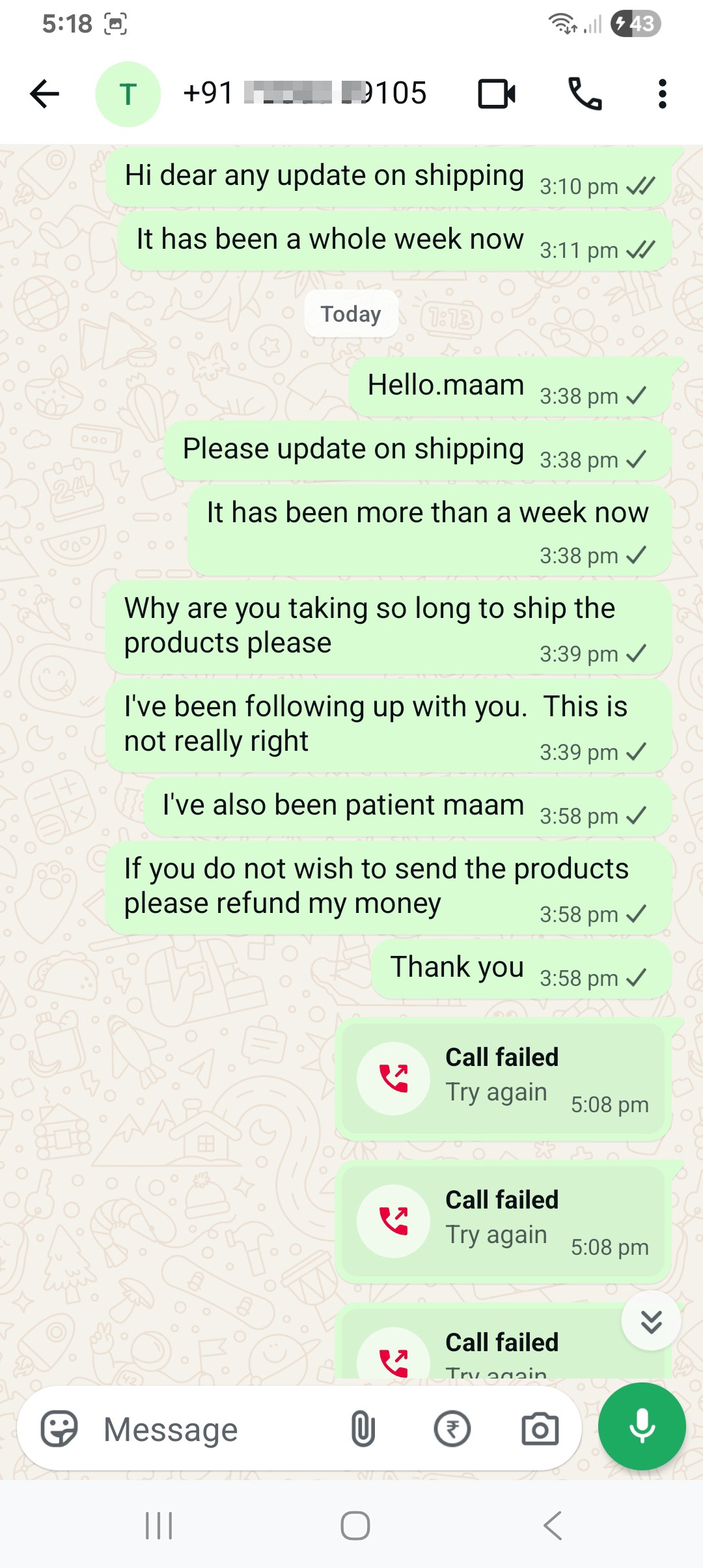 fraud in purchasing toys for my kids