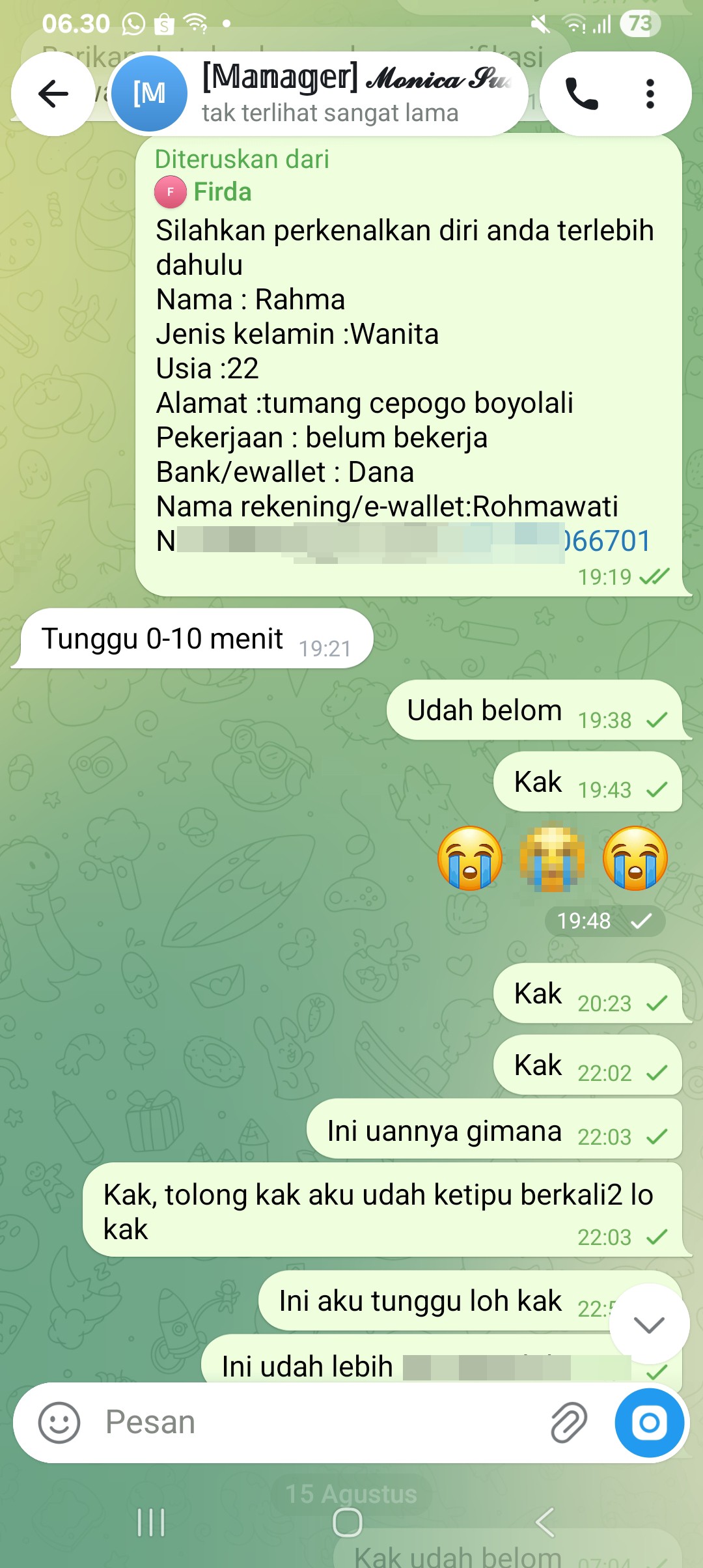 Please be careful if offered on Telegram - image 4