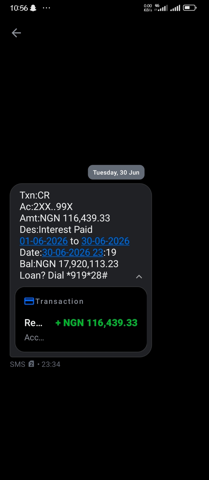 Someone Bought a new Sim and unfortunately sees this Alert message, it's scam or not ?