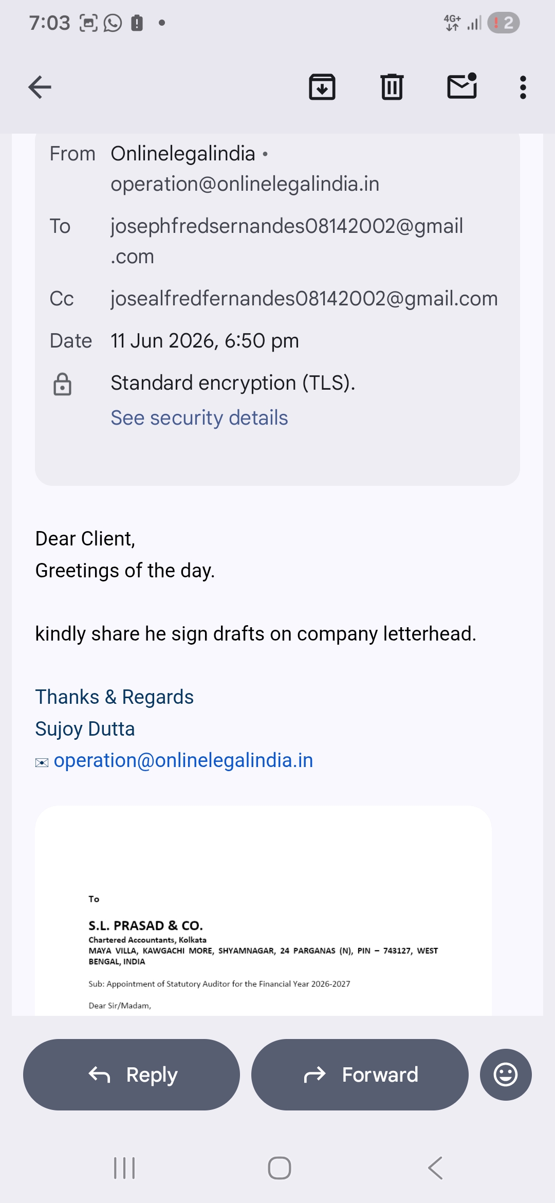 onlinelegalindia, rajesh kewat, no false accusations 