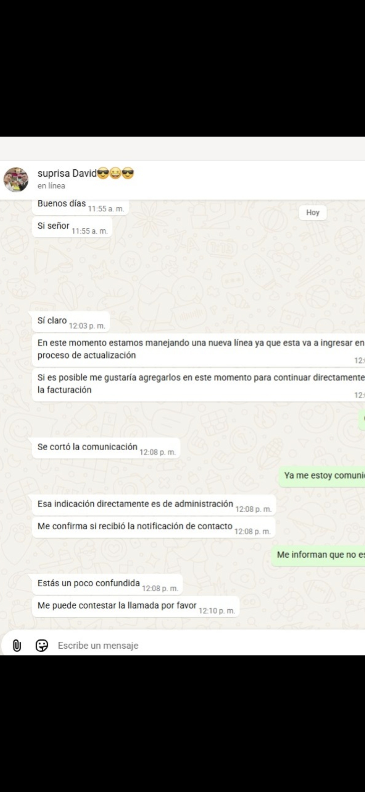 I was dealing with WhatsApp hacking.